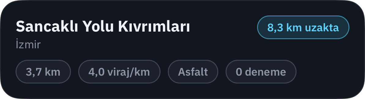 Yeni bir sürüş için yeni bir başlangıç.