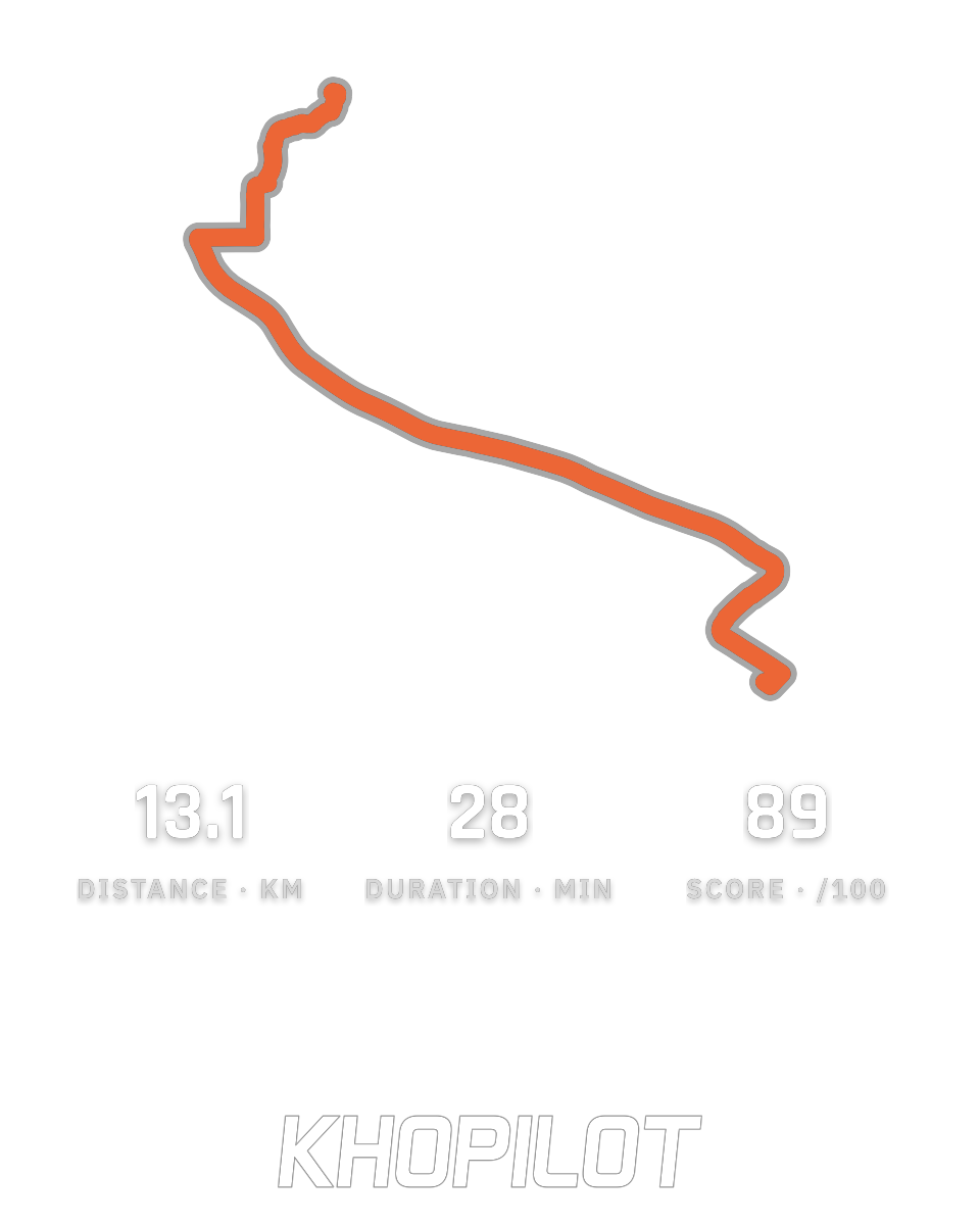 Your route and stats in one share card.